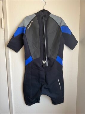 Wetsuit XL - HO Sports Men’s Short Sleeve Black & Blue